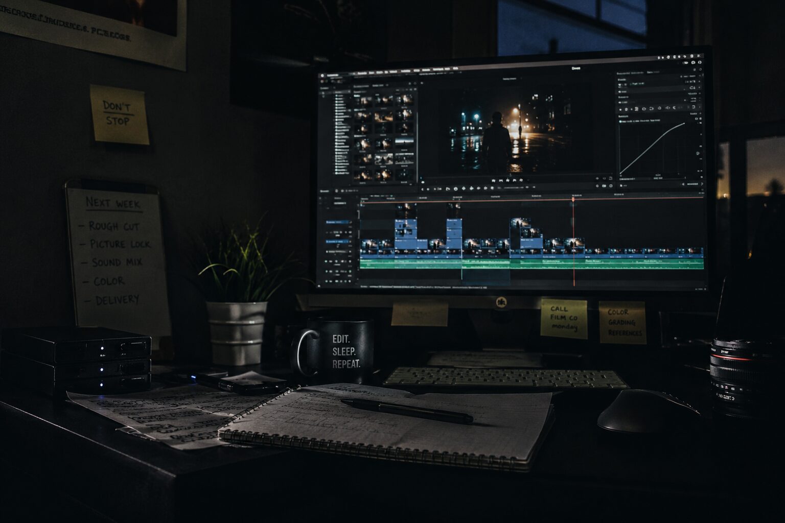 ZWISCHEN MONITORLICHT UND MÜDIGKEIT